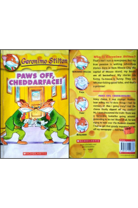 Geronimo stilton paws off cheddarface!