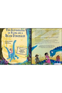 The adventures of padma and a blue dinosaur